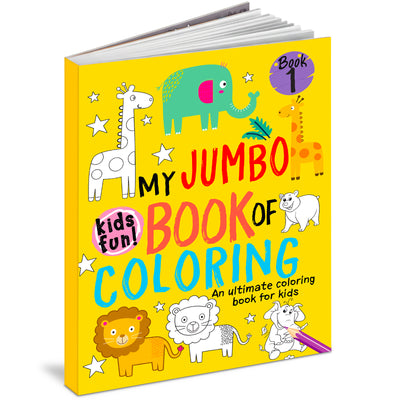 My Jumbo Book of Coloring 1 | Fun & Creative Jumbo Colouring Book for Kids