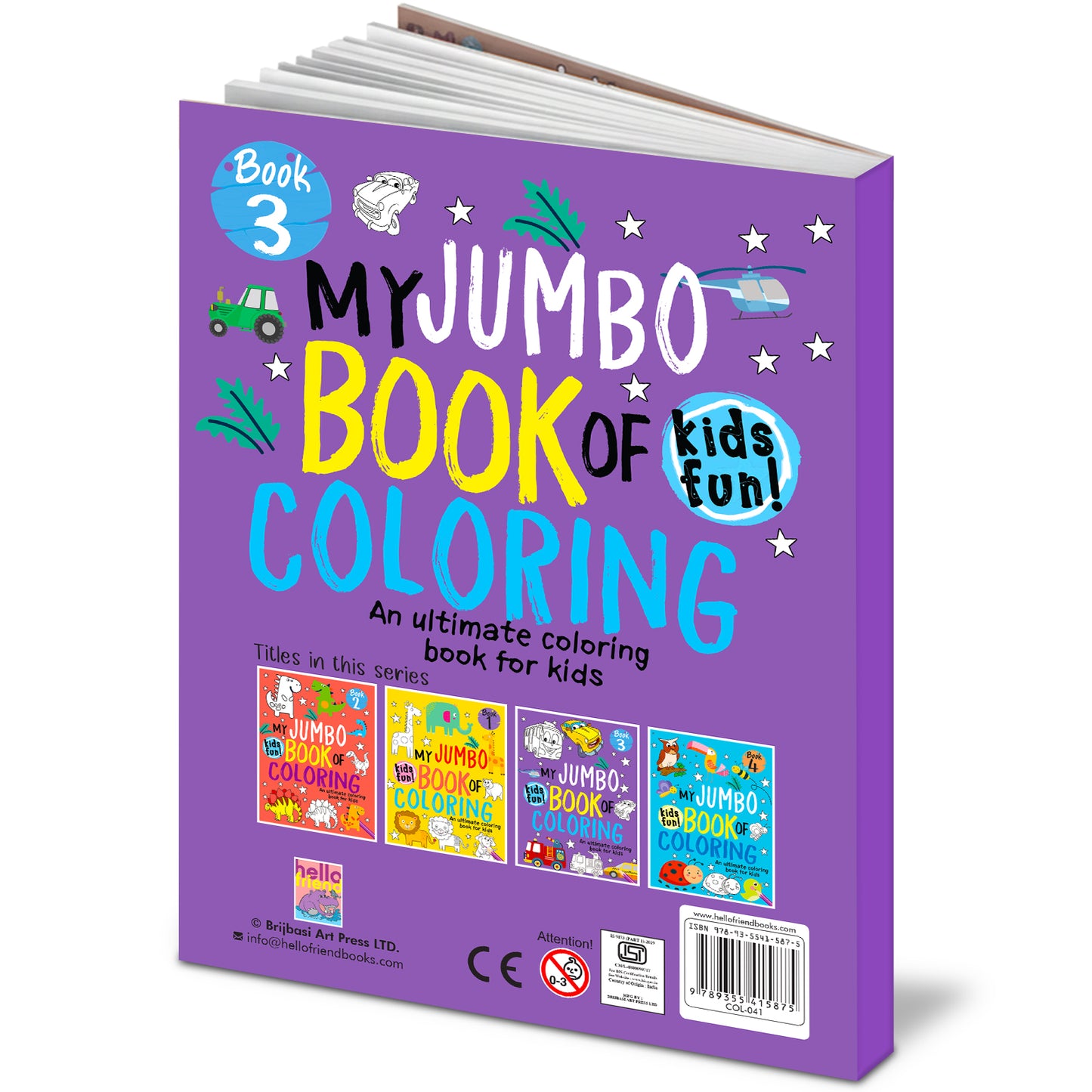 My Jumbo Book of Coloring 3 - Two books lifestyle display