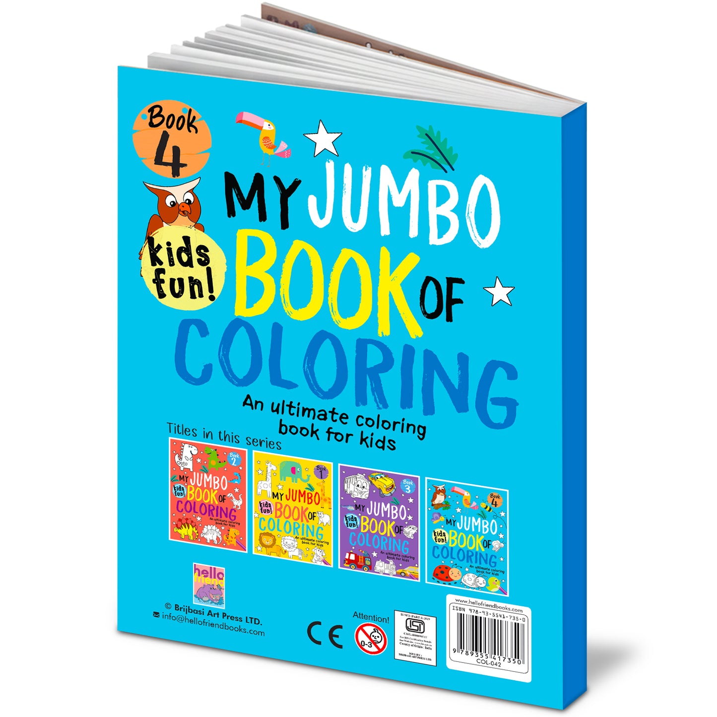 My Jumbo Book of Coloring 4 - Two books lifestyle display