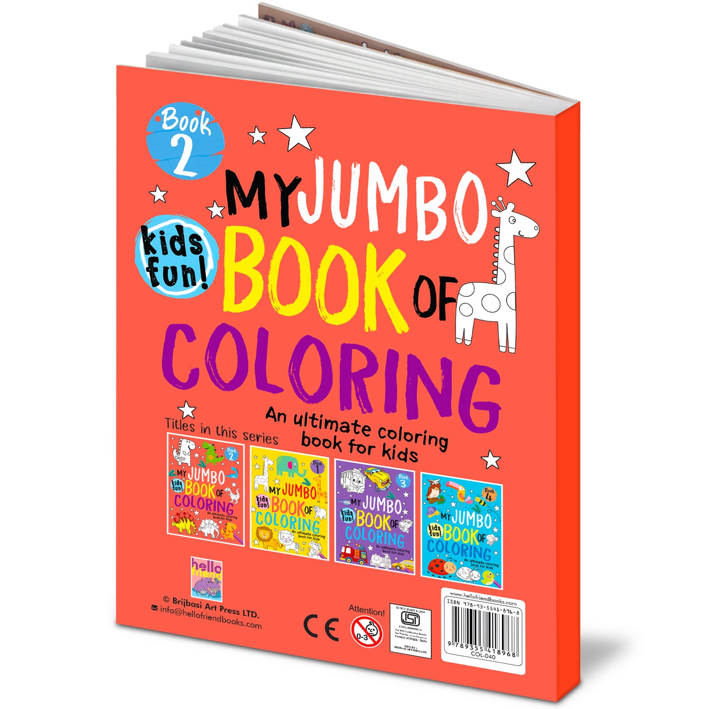 My Jumbo Book of Coloring 2 - Two books lifestyle display