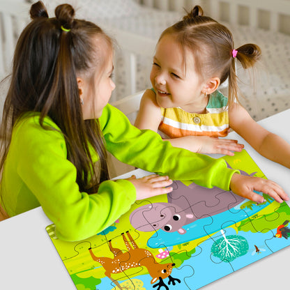 Jungle Puzzle Fun | Toddler Jigsaw Puzzle for Kids 3+