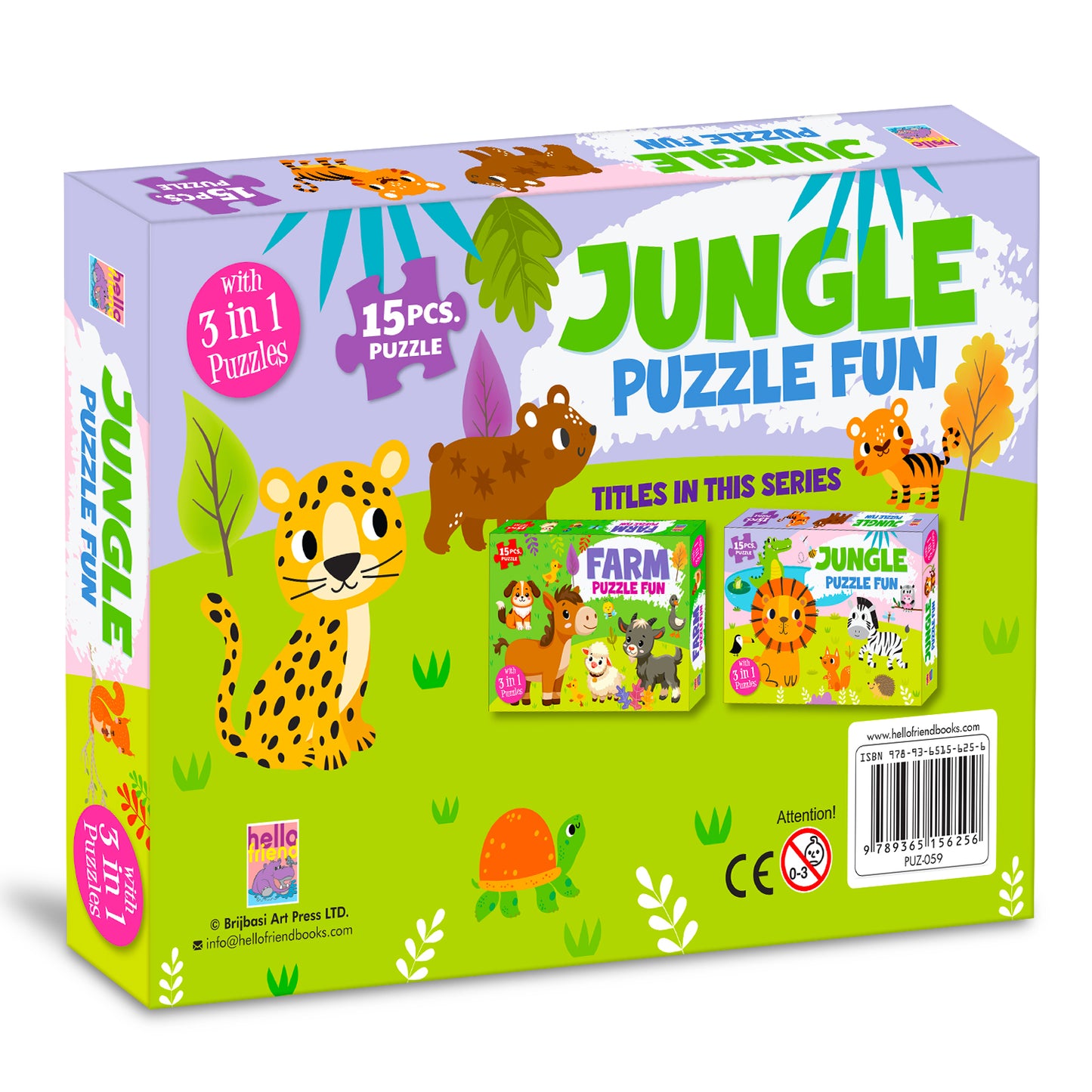 Jungle Puzzle Fun | Toddler Jigsaw Puzzle for Kids 3+