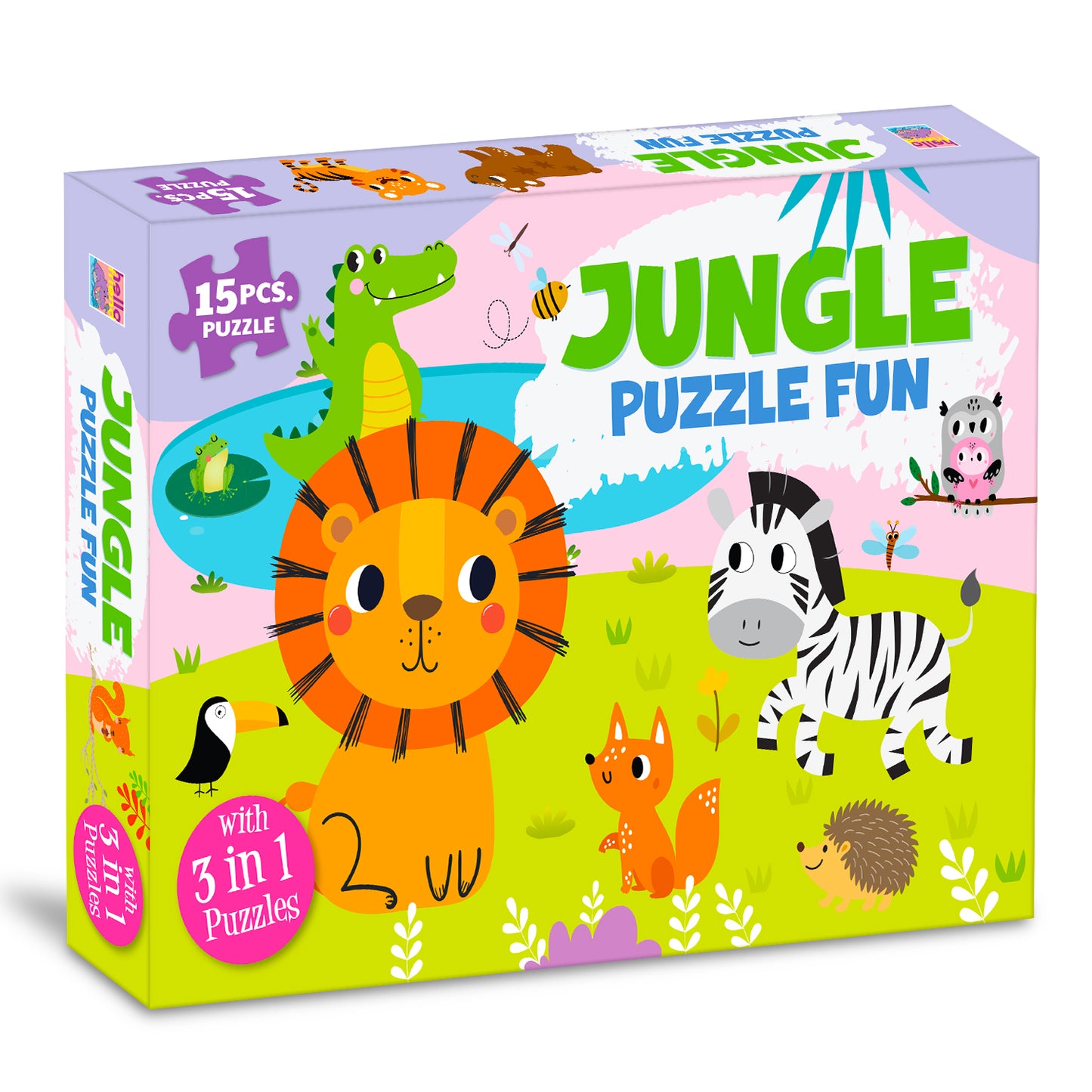 Jungle Puzzle Fun | Toddler Jigsaw Puzzle for Kids 3+