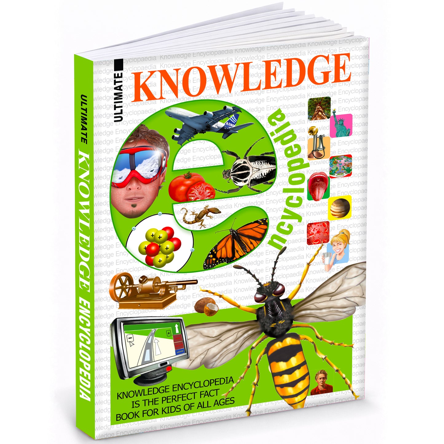 Ultimate Knowledge Encyclopedia - Front Cover 3D view