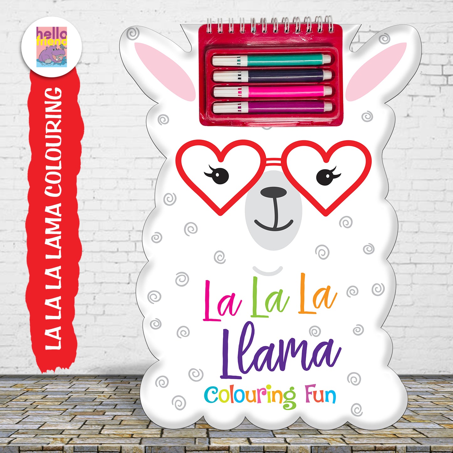La La La Llama Colouring Fun | Llama Coloring Book for Kids | Cute Animal Creative Activity Book