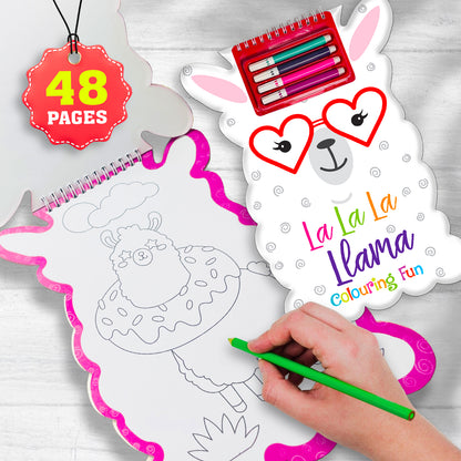 La La La Llama Colouring Fun | Llama Coloring Book for Kids | Cute Animal Creative Activity Book