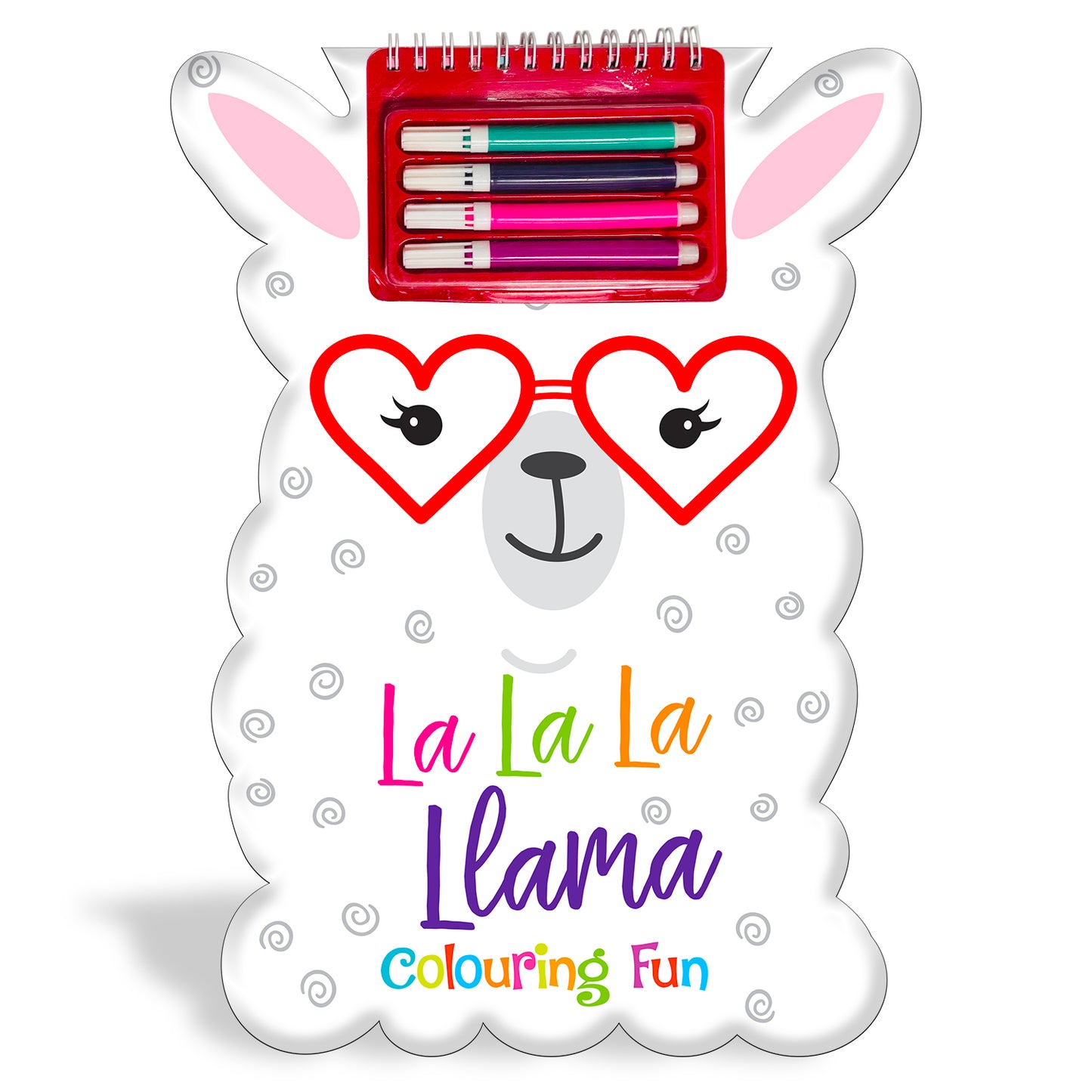 La La La Llama Colouring Fun | Llama Coloring Book for Kids | Cute Animal Creative Activity Book
