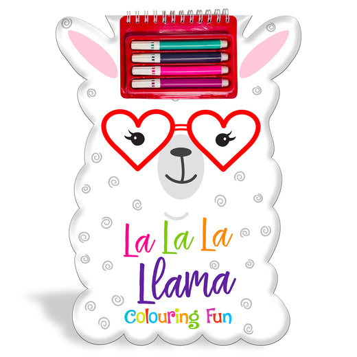 La La La Llama Colouring Fun | Llama Coloring Book for Kids | Cute Animal Creative Activity Book