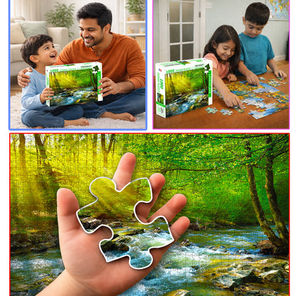 Landscapes Jigsaw Puzzle - Average piece size 7x5cm, 1.75mm thick