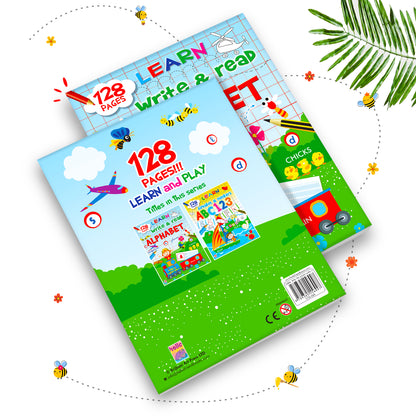 Learn Write & Read Alphabet | Alphabet Writing & Reading Activity Book for Kids | Early Learning Workbook