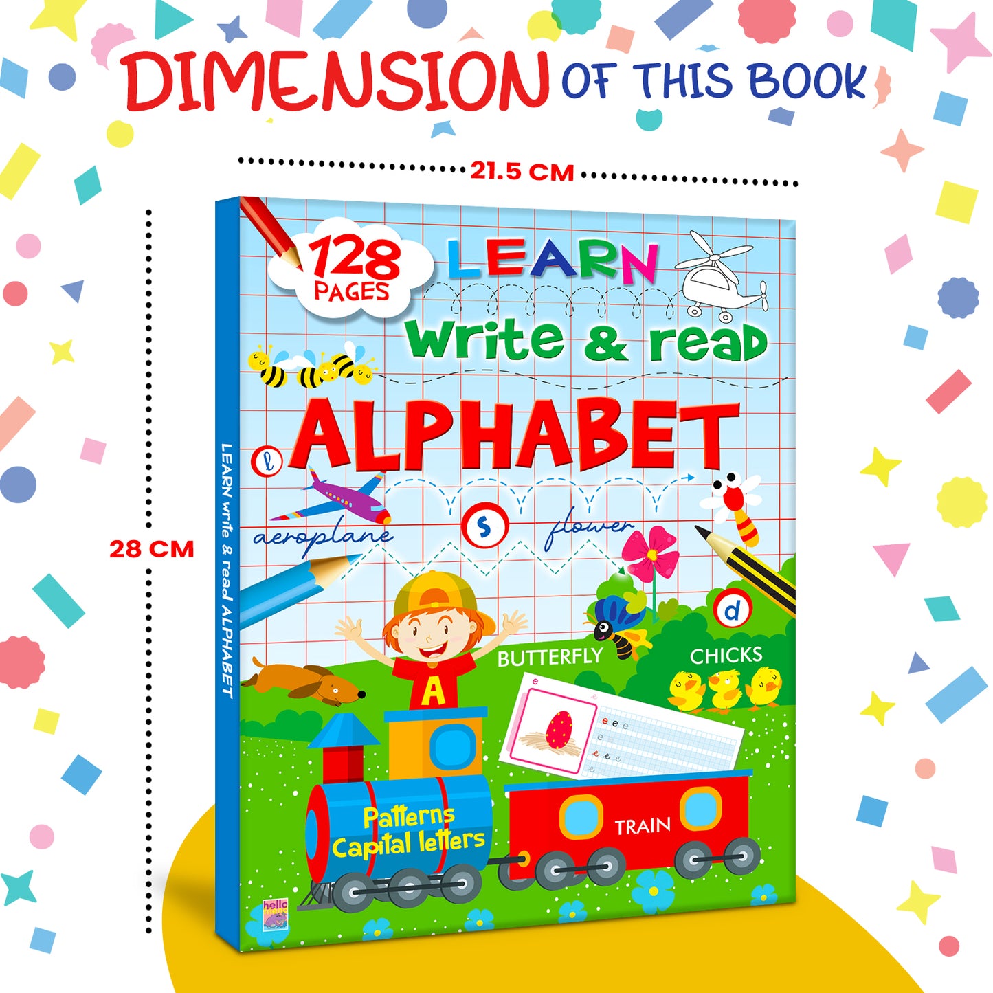 Learn Write & Read Alphabet | Alphabet Writing & Reading Activity Book for Kids | Early Learning Workbook