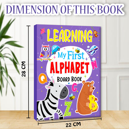 Learning My First Alphabets | Illustrated Board Book for Kids