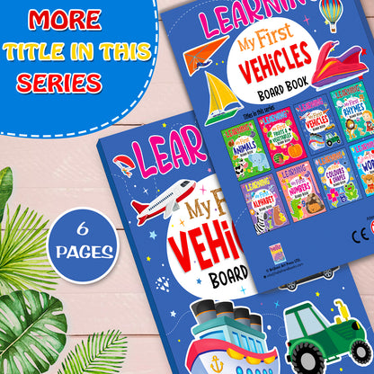 Learning My First Alphabets | Illustrated Board Book for Kids