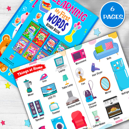 Learning my first words boards book