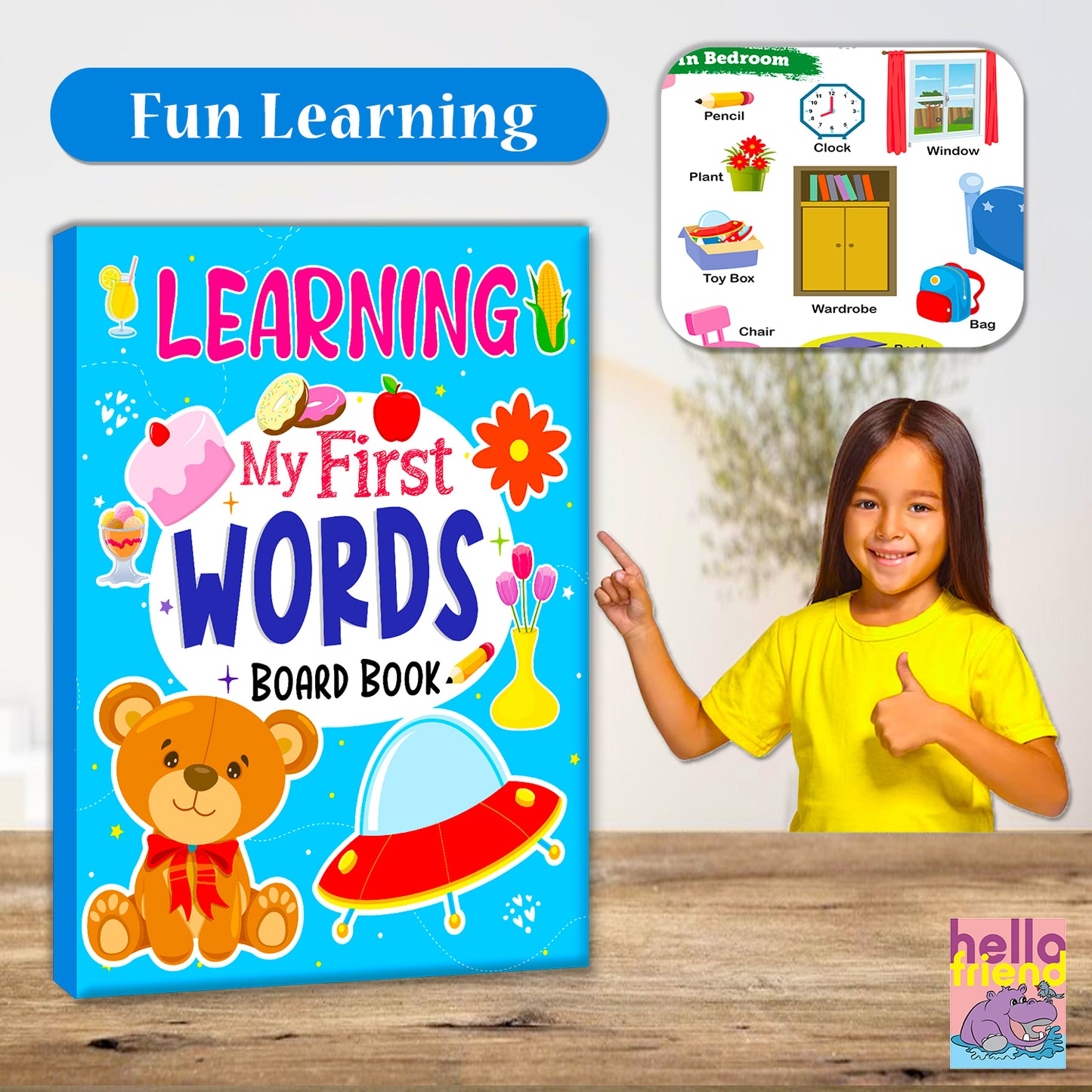 Learning my first words boards book
