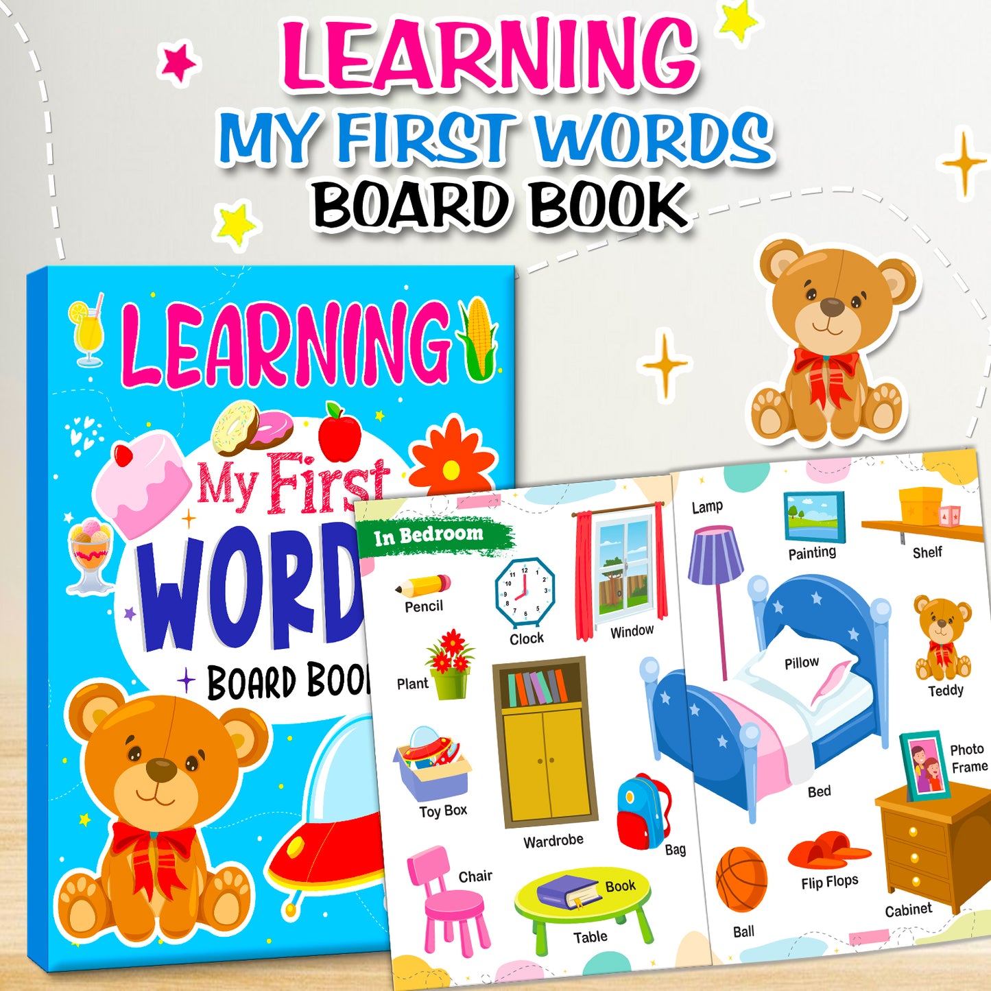 Learning my first words boards book