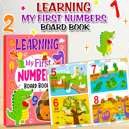 Learning My First Numbers | Illustrated Board Book for Kids
