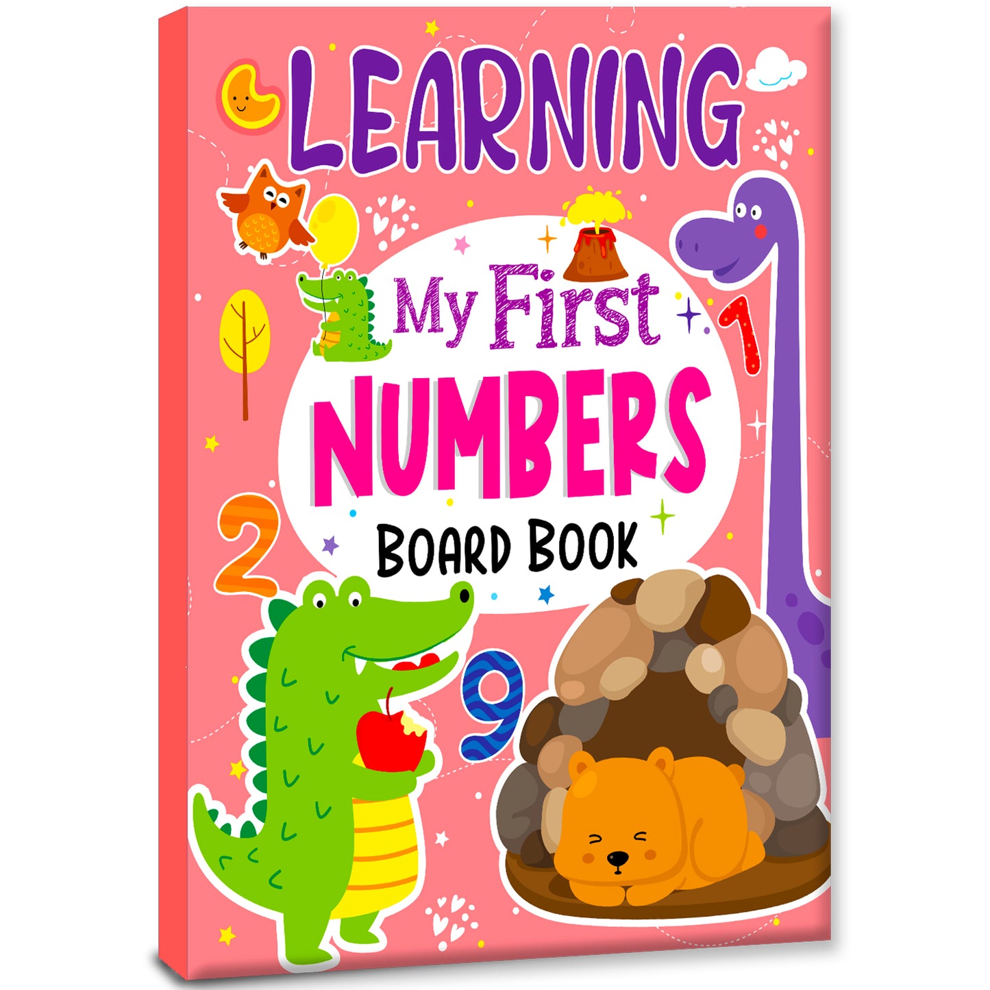 Learning My First Numbers | Illustrated Board Book for Kids
