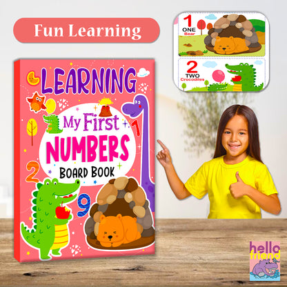 Learning My First Numbers | Illustrated Board Book for Kids
