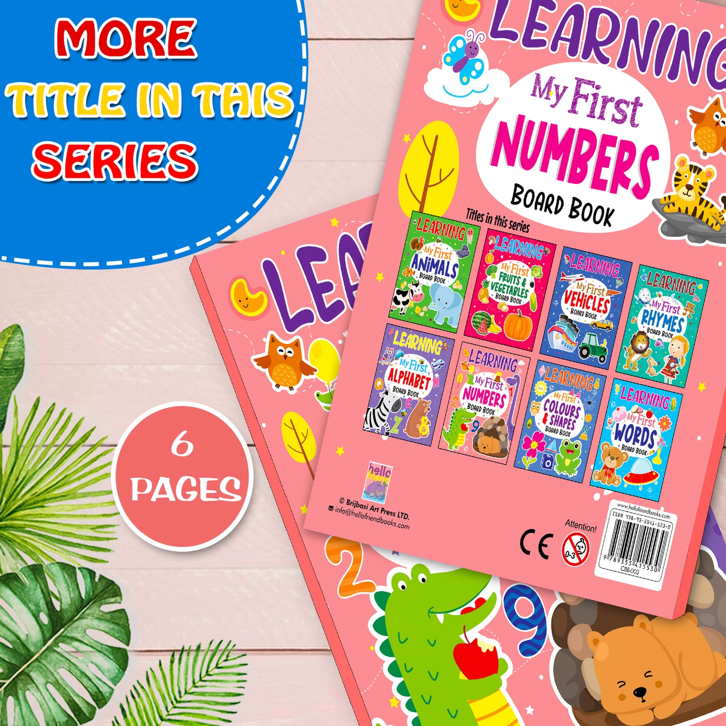 Learning My First Numbers | Illustrated Board Book for Kids