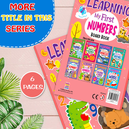 Learning My First Numbers | Illustrated Board Book for Kids