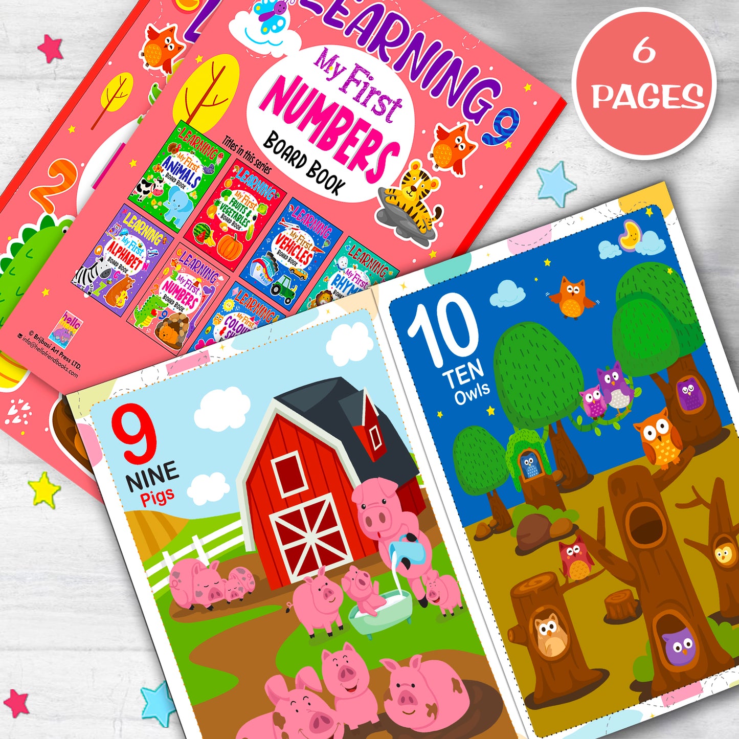 Learning My First Numbers | Illustrated Board Book for Kids