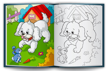 Let's Colour the Farm Animals | Farm Animal Coloring Book for Kids | Fun Creative Activity Book