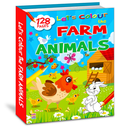 Let's Colour the Farm Animals | Farm Animal Coloring Book for Kids | Fun Creative Activity Book