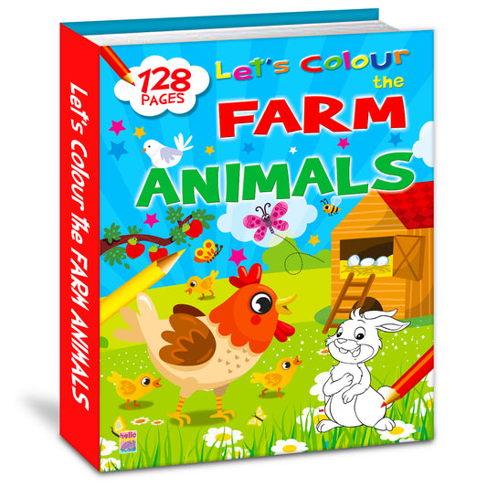Let's Colour the Farm Animals | Farm Animal Coloring Book for Kids | Fun Creative Activity Book