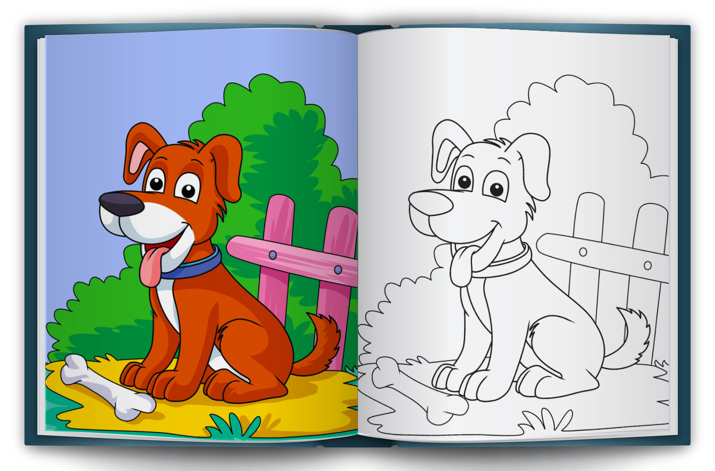 Let's Colour the Nice Puppies | Puppy Coloring Book for Kids | Cute Dog Creative Activity Book