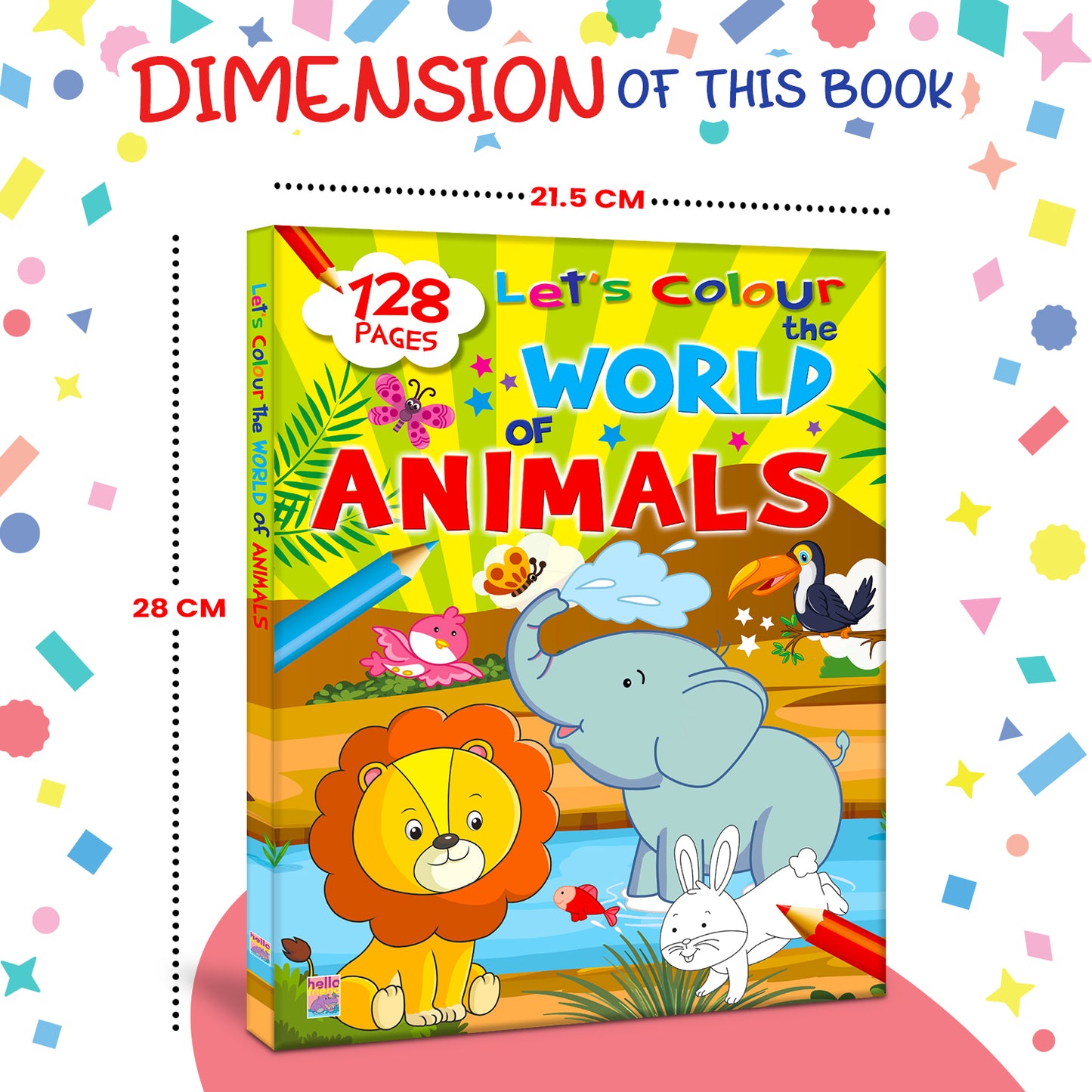 Let's Colour the World of Animals | Animal Coloring Book for Kids | Fun Wildlife Creative Activity Book