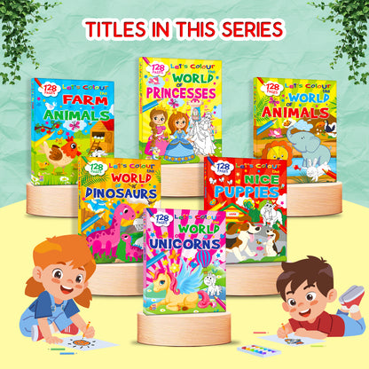 Let's Colour the World of Animals | Animal Coloring Book for Kids | Fun Wildlife Creative Activity Book