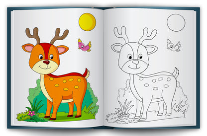 Let's Colour the World of Animals | Animal Coloring Book for Kids | Fun Wildlife Creative Activity Book