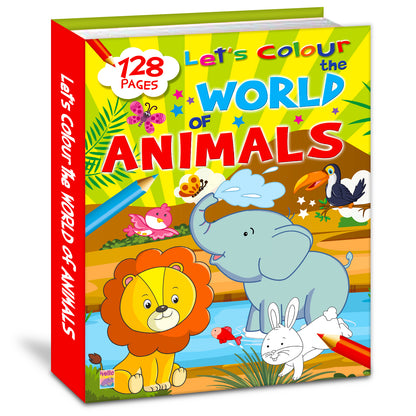 Let's Colour the World of Animals | Animal Coloring Book for Kids | Fun Wildlife Creative Activity Book