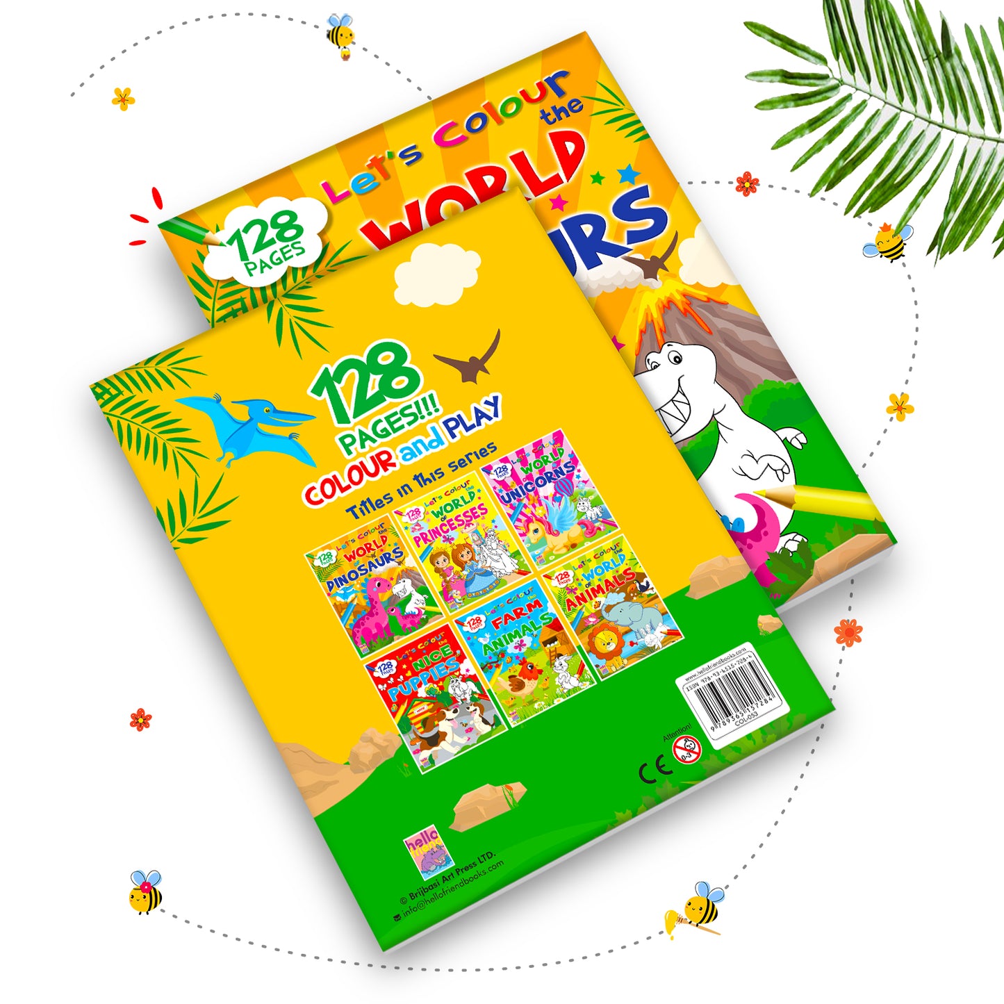 Let's Colour the World of Dinosaurs | Dinosaur Coloring Book for Kids | Fun Prehistoric Creative Activity Book
