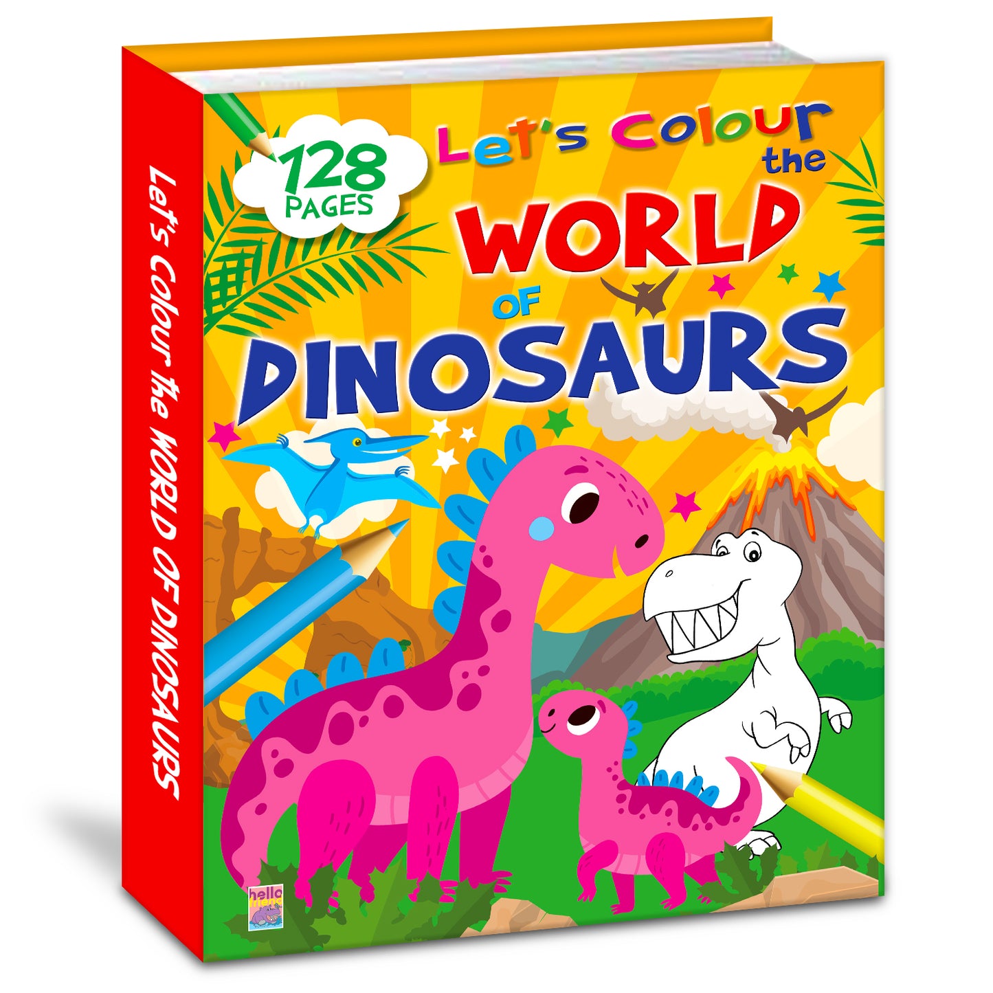 Let's Colour the World of Dinosaurs | Dinosaur Coloring Book for Kids | Fun Prehistoric Creative Activity Book