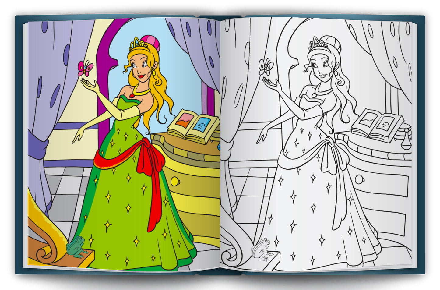 Let's Colour the World of Princesses | Princess Coloring Book for Kids | Magical Creative Activity Book