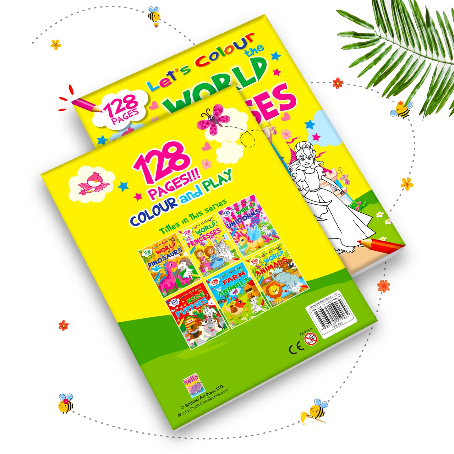 Let's Colour the World of Princesses | Princess Coloring Book for Kids | Magical Creative Activity Book