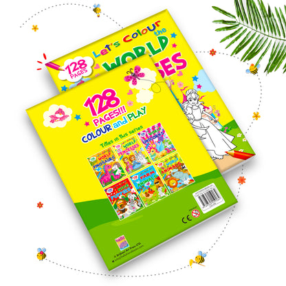 Let's Colour the World of Princesses | Princess Coloring Book for Kids | Magical Creative Activity Book