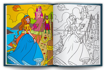 Let's Colour the World of Princesses | Princess Coloring Book for Kids | Magical Creative Activity Book