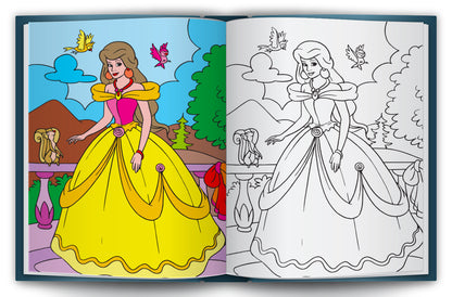 Let's Colour the World of Princesses | Princess Coloring Book for Kids | Magical Creative Activity Book