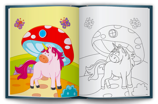 Let's Colour the World of Unicorns | Unicorn Coloring Book for Kids | Magical Creative Activity Book