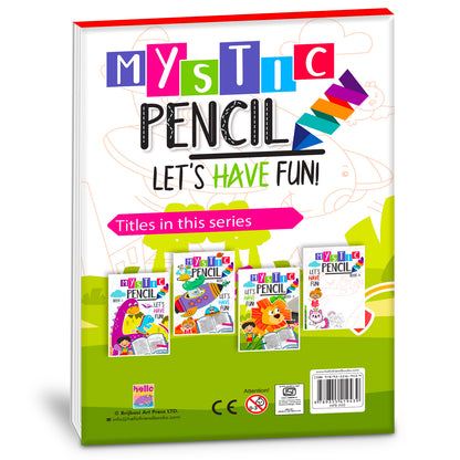 Let's Have Fun Mystic Pencil Book – 3 | Reusable Magic Water Coloring Activity Book for Kids