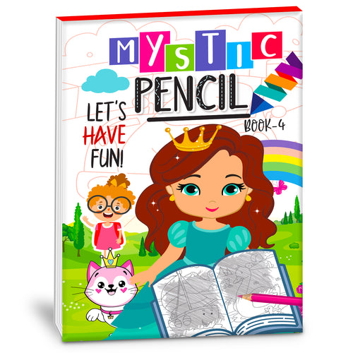 Let's Have Fun Mystic Pencil Book – 4 | Reusable Magic Water Coloring Activity Book for Kids