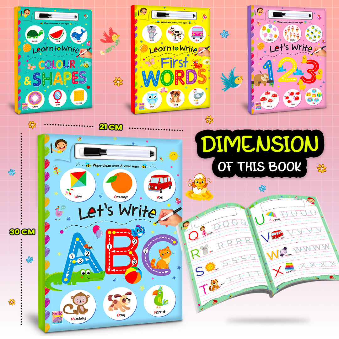 Learn to Write ABC | Alphabet Writing Practice Book for Kids