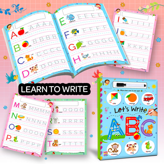 Learn to Write ABC | Alphabet Writing Practice Book for Kids