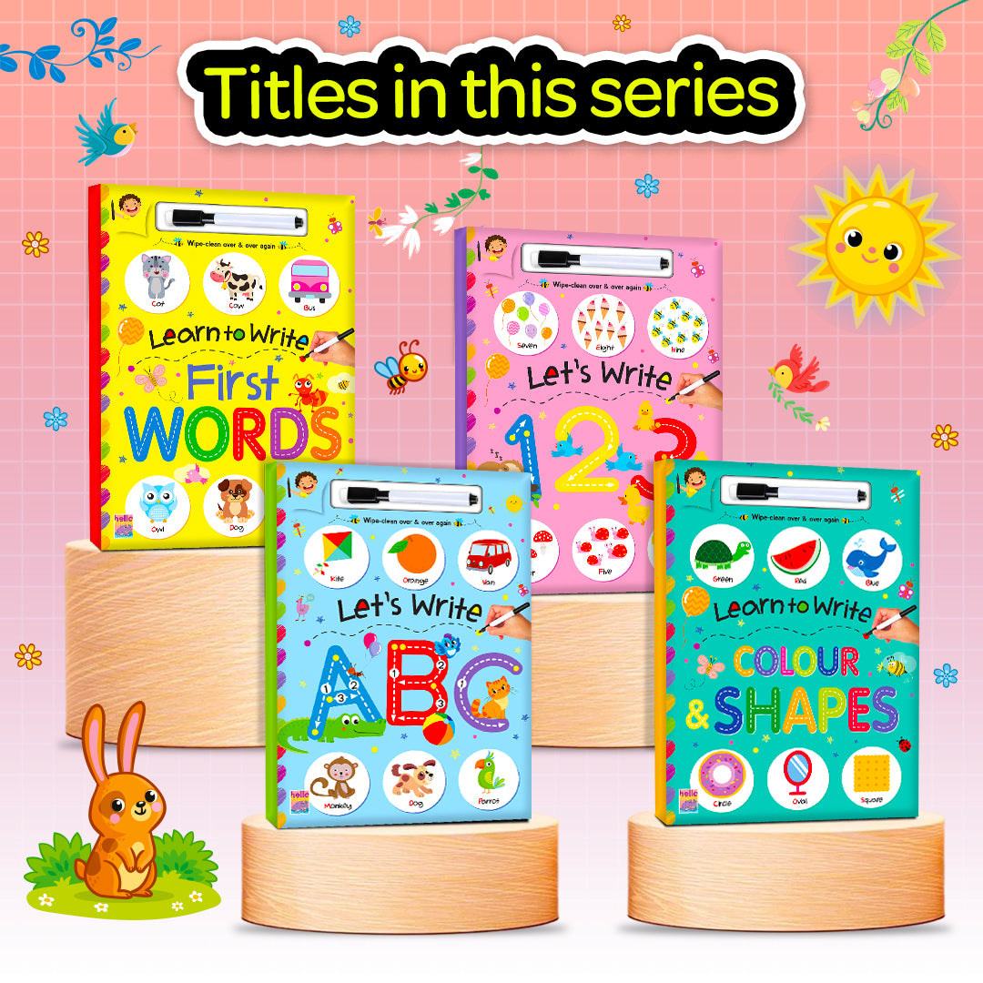 Learn to Write 123 | Wipe & Clean Number Writing Book for Kids | Reusable Early Learning Activity Book