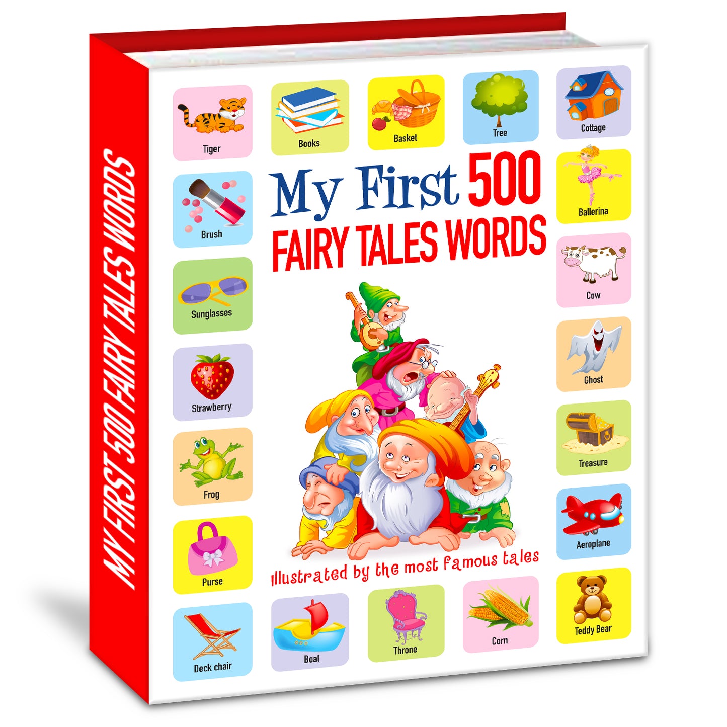 My First 500 Fairy Tales Words | Picture Knowledge Book for Kids | Early Learning Vocabulary Book