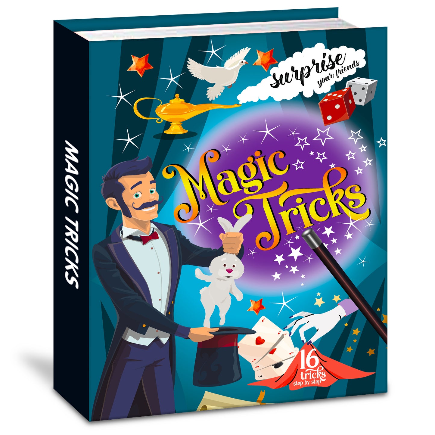 Magic Tricks Activity Kit for Kids | Fun & Easy Magic Tricks Book | Interactive Activity & DIY Kit