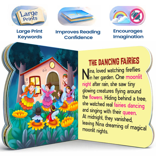 5-in-1 Magical Tales - Interior spread The Dancing Fairies story with features